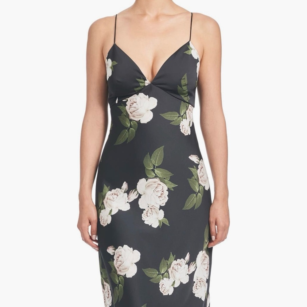 Floral Spaghetti Strap Dress